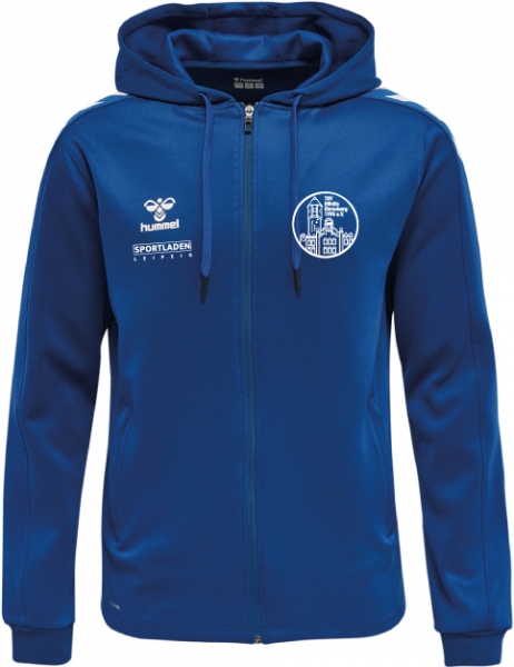 Kapuzenjacke TSV BE - Hummel Core XK Poly Zip Hood - True Blue